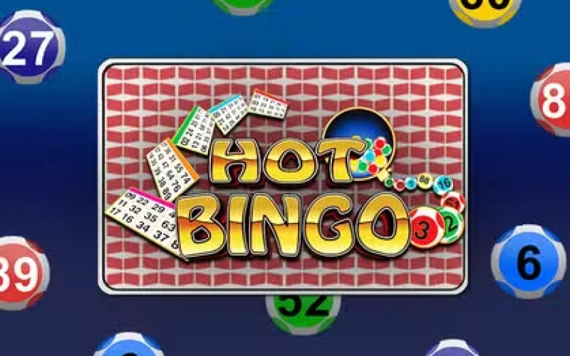 Collect your winnings in the Hot Bingo game at the 1win online casino.