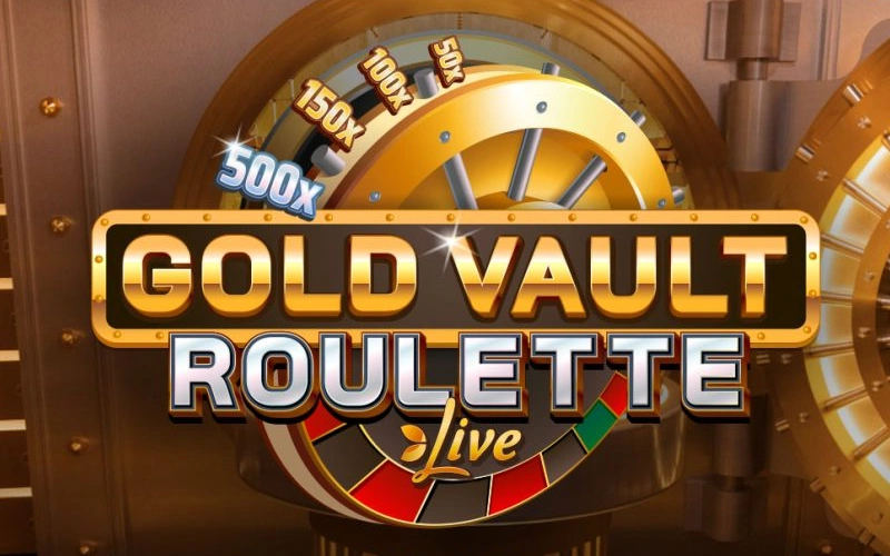 Play and win in the Gold Vault Roulette game in the 1win online casino.