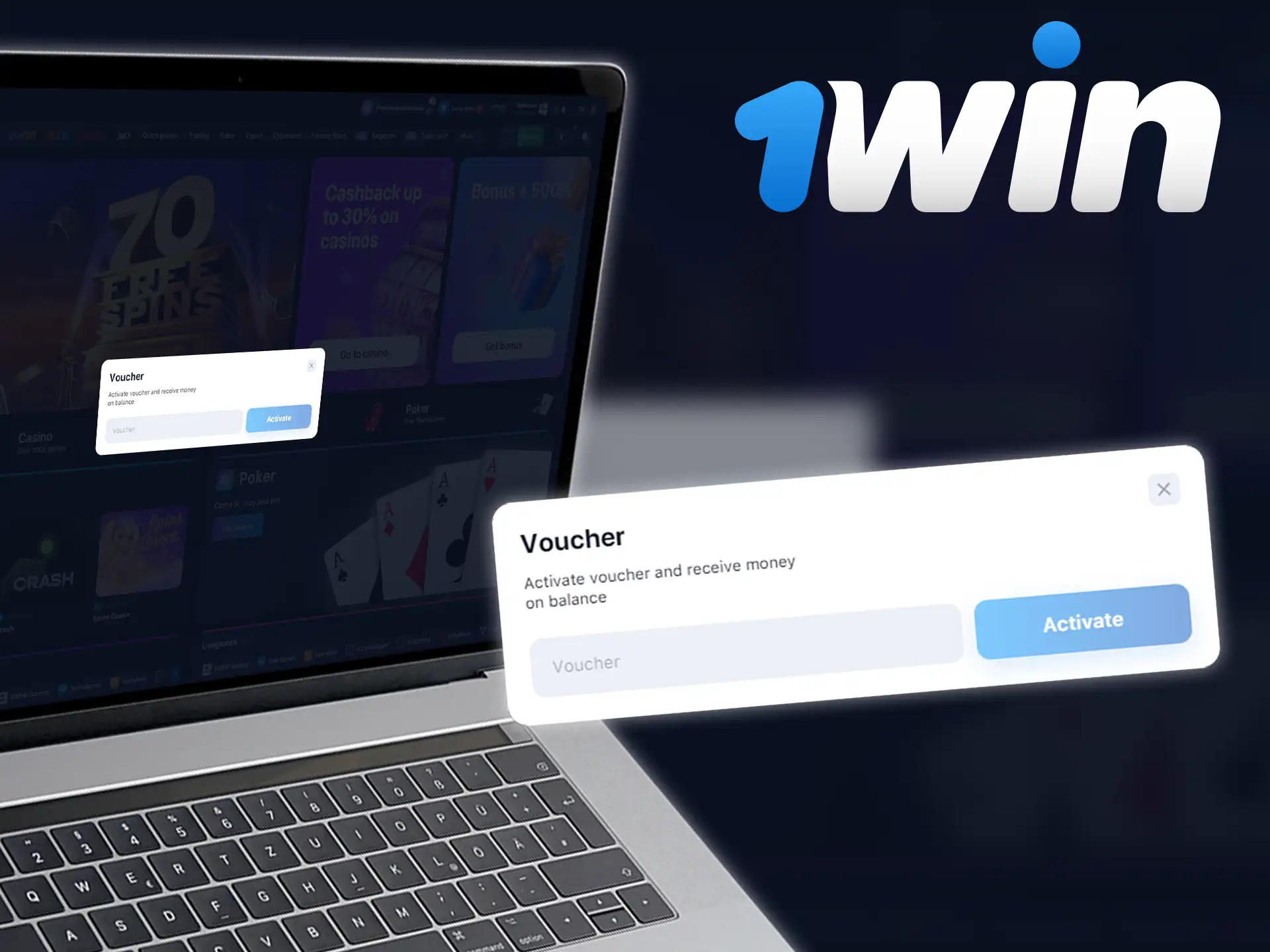 Use the 1win promo code to get even more bonuses.