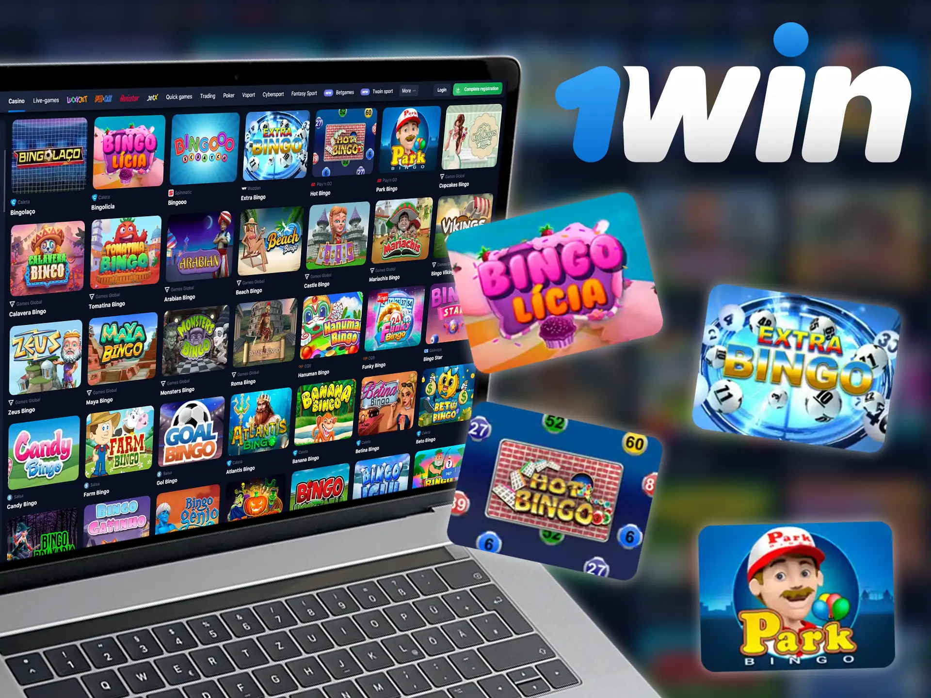 Bingo lovers can get an impressive experience using 1win online casino.