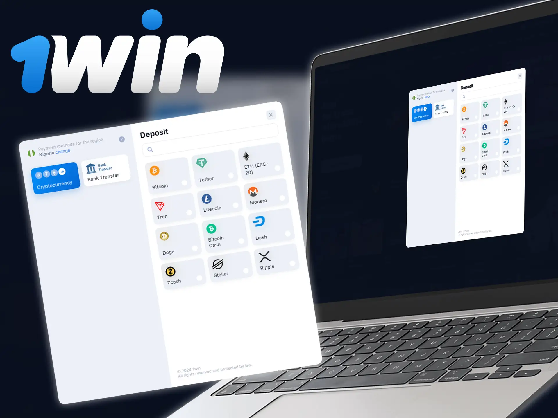 1win offers an affordable payment methods for sports betting.