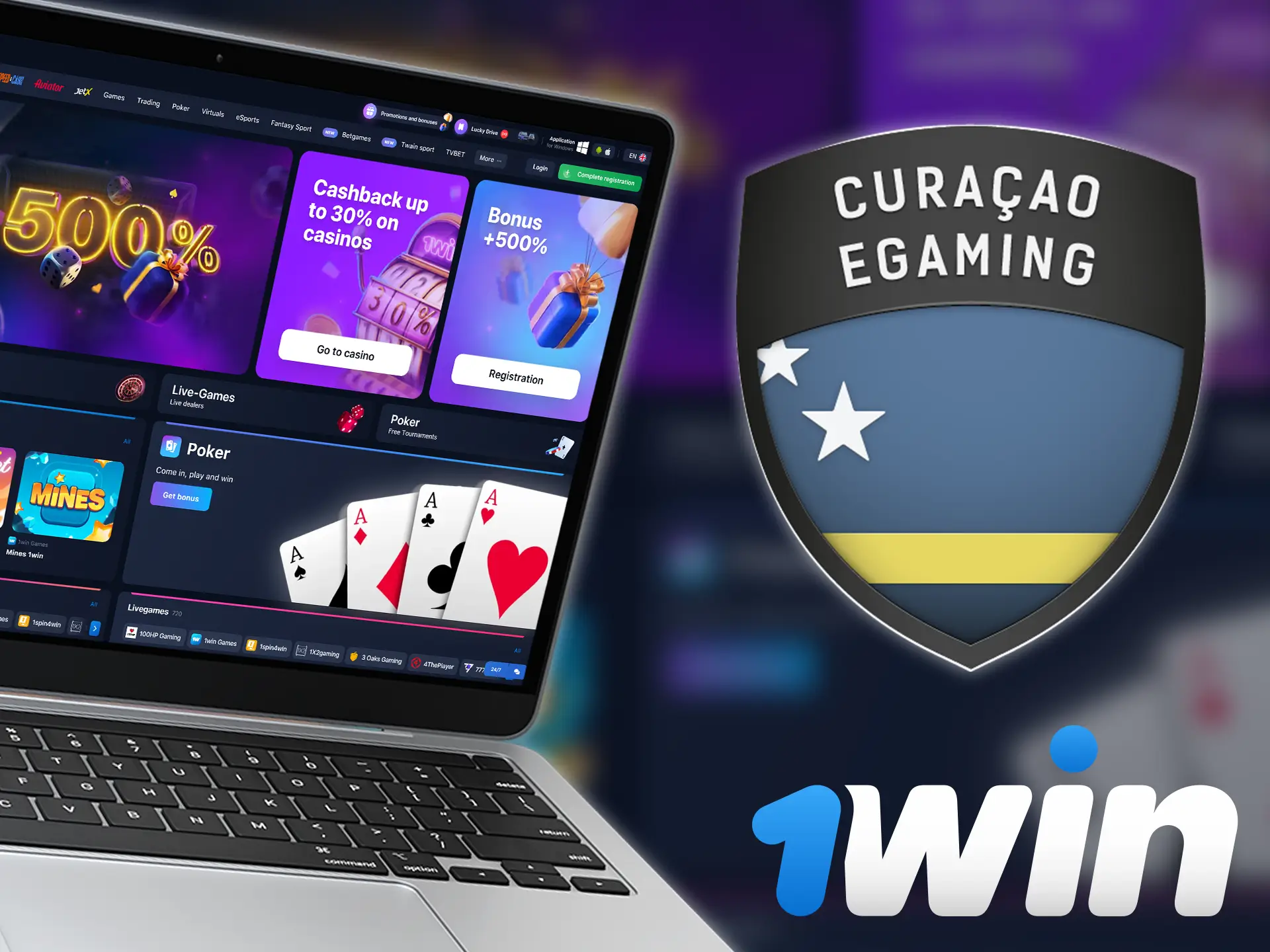 Explore the advantages of 1win's Curacao license.