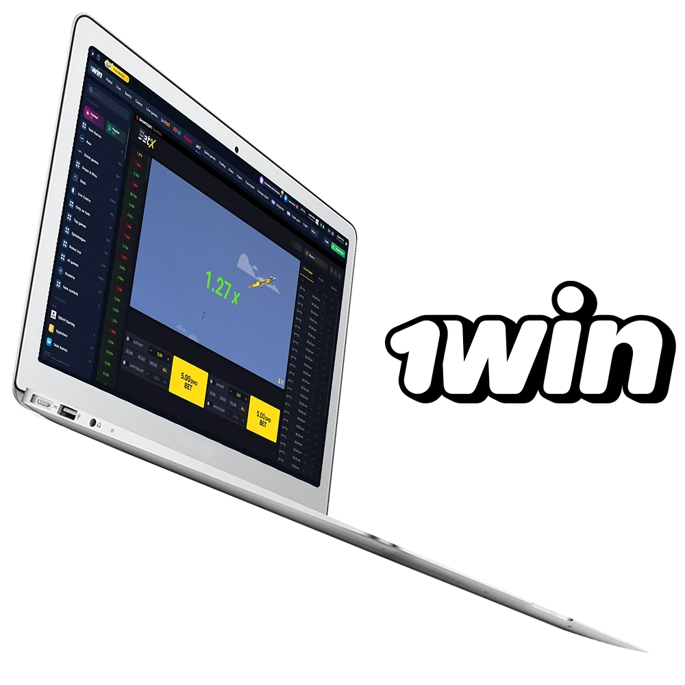 On the 1win website you can play the popular crash game JetX.