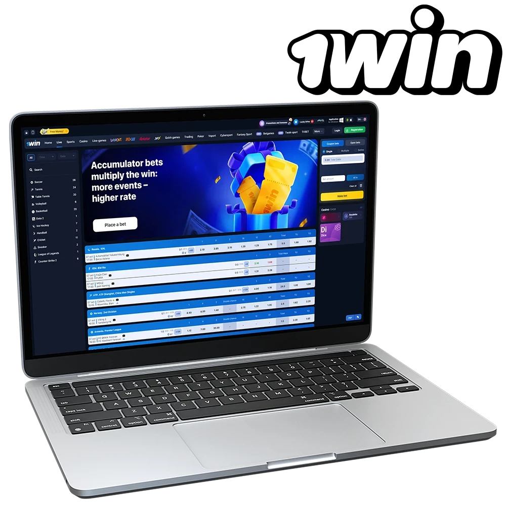 1win provides the opportunity to bet on popular events live.