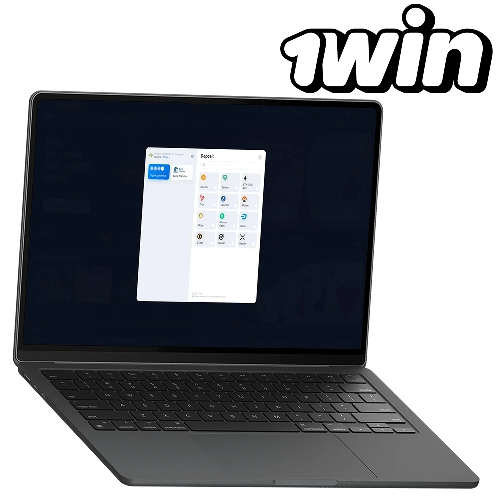 1win supports the most popular payment methods in Nigeria.
