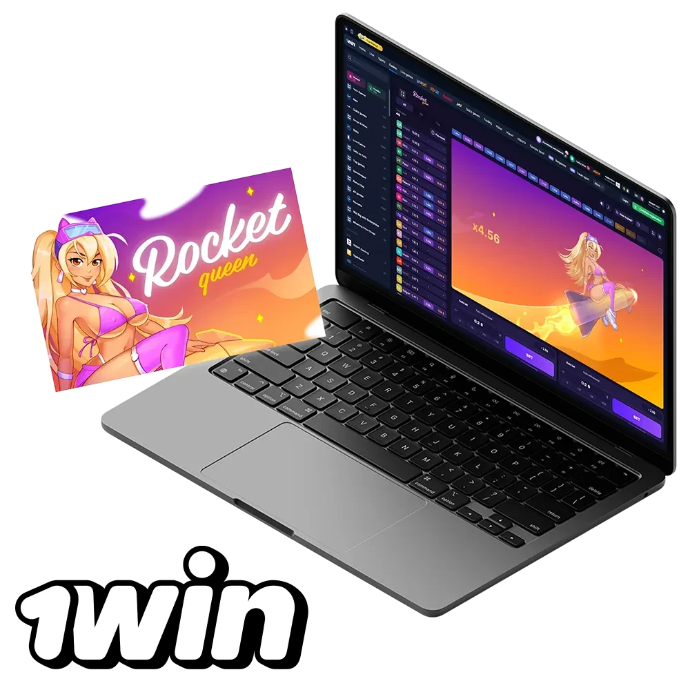 To start playing Rocket Queen all you need to do is simply register and log in.