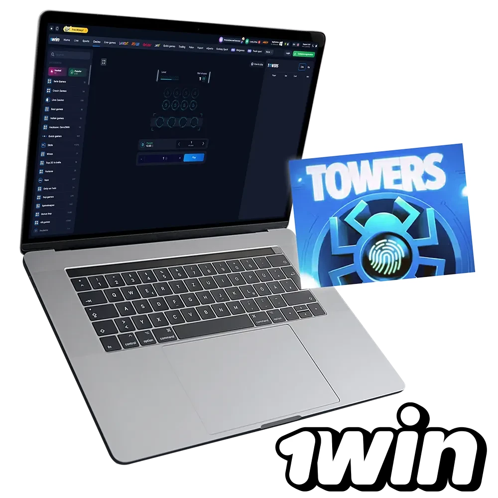 To enjoy playing Tower on 1win register and log in.