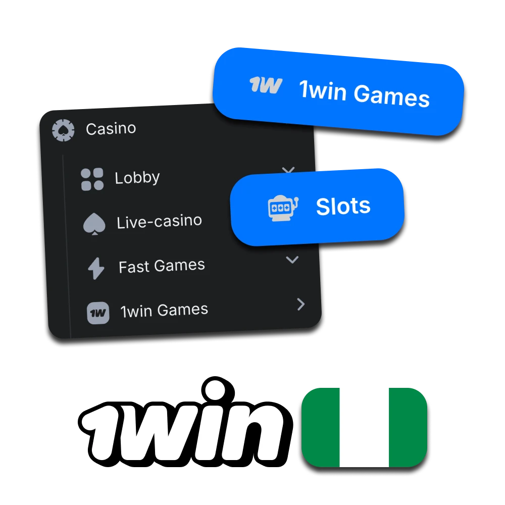Enjoy variety of 1win casino games and slots in Nigeria.