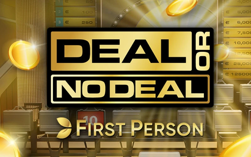 Play Deal or No Deal game and withdraw your 1win winnings.