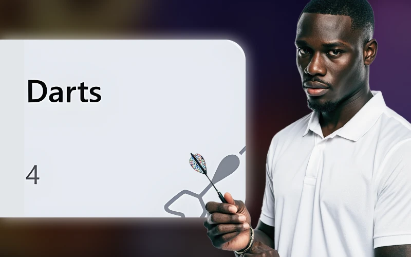 1win is your go-to platform for darts wagers.