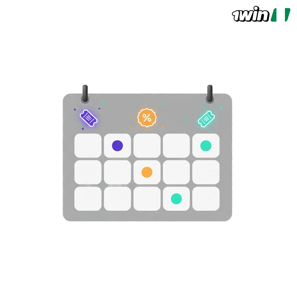1win Nigeria promo: +500% welcome bonus up to NGN 885,000 when you enter a code at sign-up.
