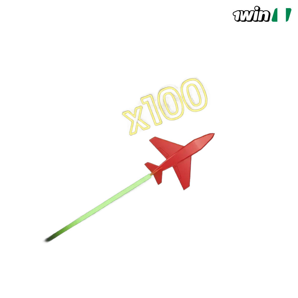 1win Aviator game UI with a plane taking off, rising multiplier, and cash-out button on a clean interface.